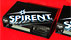 lettering, Spirent Logo