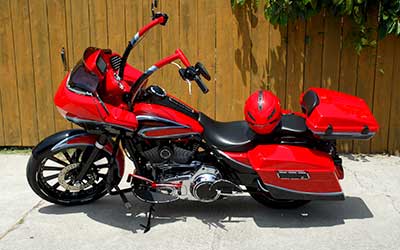 two tone harley graphics paint