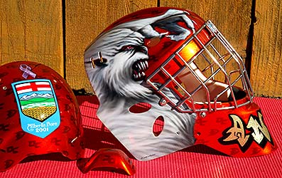 custom paint hockey helmet ProArtPaint