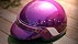 helmets purple with bubbles and graphics