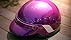 helmets purple with bubbles and graphics