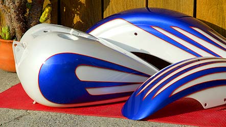 scallops custrom paint harley davidson ProArtPaint